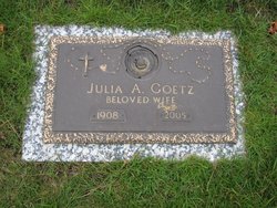 Julia M. <I>Miller</I> Goetz 