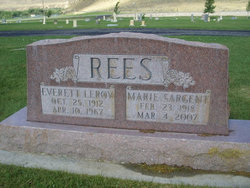 Marie <I>Sargent</I> Rees 