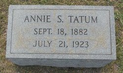 Annie <I>Singer</I> Tatum 