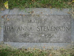 Ida Anna <I>Abbott</I> Stevenson 