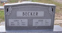 Lena Anna <I>Boswell</I> Becker 