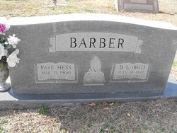 Dave Leonard “Bill” Barber 