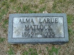 Alma <I>Larue</I> Matlock 