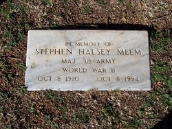 Maj Stephen Halsey Meem 