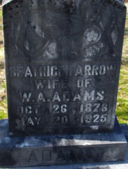 Beatrice <I>Farrow</I> Adams 