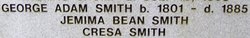 Jemima Lucinda <I>Bean</I> Smith 