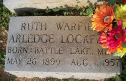 Ruth <I>Warfield</I> Arledge Lockfield 