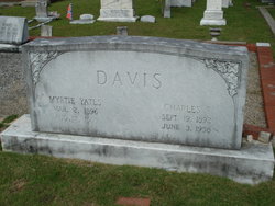 Myrtie <I>Yates</I> Davis 