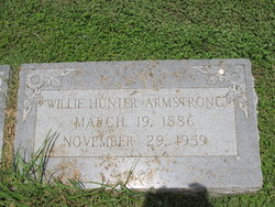 Willie <I>Hunter</I> Armstrong 