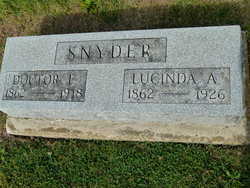 Lucinda A <I>Lowry</I> Snyder 