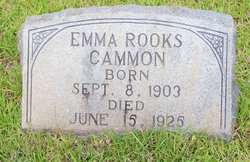 Emma <I>Rooks</I> Cammon 