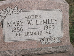 Mary <I>Watson</I> Lemley 
