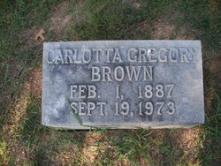 Carlotta <I>Gregory</I> Brown 