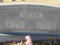Clara Jane <I>Adams</I> Hood 