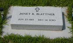 Janet Ruth <I>Hoey</I> Blattner 