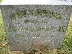 Ann M. <I>Brown</I> Browning 