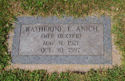 Katherine Emily <I>Dexter</I> Anich 