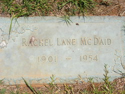 Rachel <I>Lane</I> McDaid 