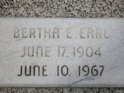 Bertha <I>Becker</I> Earl 