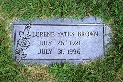Lorene <I>Yates</I> Brown 