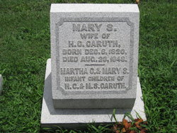 Mary S <I>Mansfield</I> Caruth 