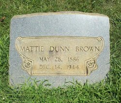 Martha <I>Dunn</I> Brown 