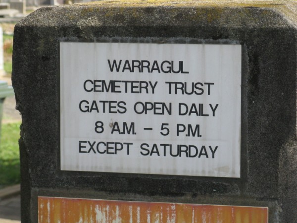 Warragul Cemetery