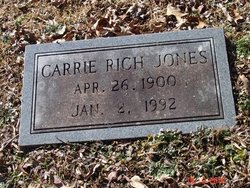 Carrie L <I>Rich</I> Jones 