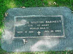 Col George Milton Barnett 