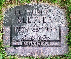 Florence E. <I>Huseth</I> Sletten 