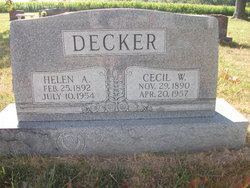 Cecil William Decker 