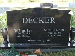 William Lee “Lee” Decker 