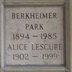 Alice Louise <I>Lescure</I> Berkheimer 