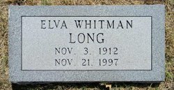 Elva Mae <I>Senn</I> Whitman Long 