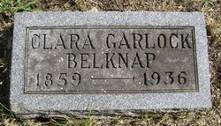 Clara F. <I>Garlock</I> Belknap 