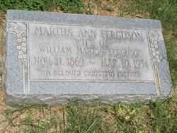 Martha Ann <I>Harvey</I> Ferguson 