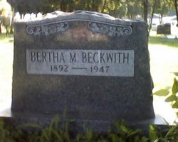 Bertha M. <I>Jordan</I> Beckwith 