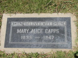 Mary Alice “Peggy” <I>Moody</I> Capps 