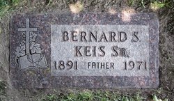 Bernard Sebastian “Ben” Keis Sr.