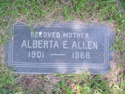 Alberta E Allen 