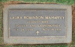 Laura <I>Robinson</I> Mahaffey 