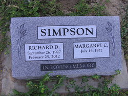 Margaret Clara <I>Hopkins</I> Simpson 