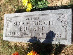 Sidia Mae <I>Booker</I> Booker 
