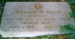 Pvt William M Payne 