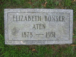 Elizabeth M.  Bonser “Lizzie” <I>Setzer</I> Aten 