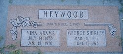 Vina Hilary <I>Adams</I> Heywood 