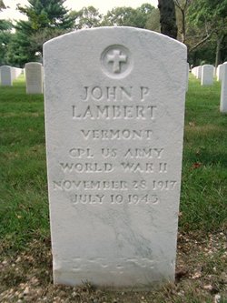 Corp John P Lambert 