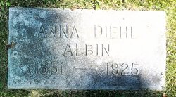 Anna M <I>Diehl</I> Albin 