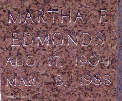 Martha Florence <I>Welch</I> Edmonds 