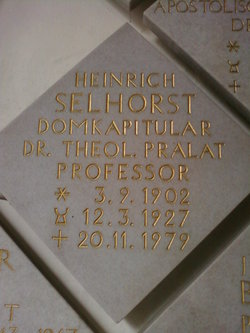 Rev Heinrich Selhorst 